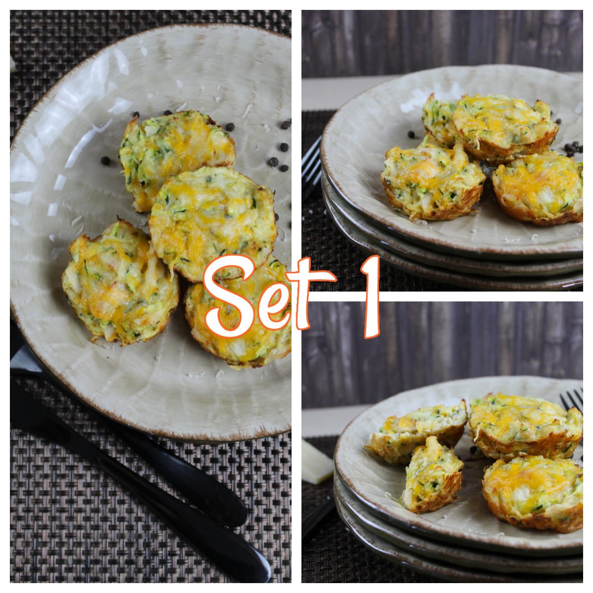 Cheesy Chicken Quiche Bites